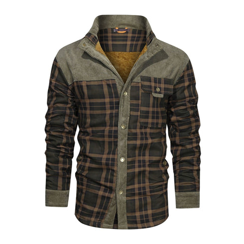 Men's Jacket Fleece Thick Army Coat Autumn Winter Jacket